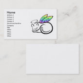 Angel Kat-profielkaart Visitekaartje (Voorkant / Achterkant)