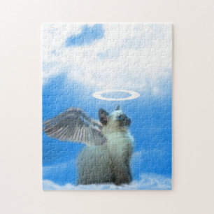 Angel Kat Siamese Kitten Cat Legpuzzel