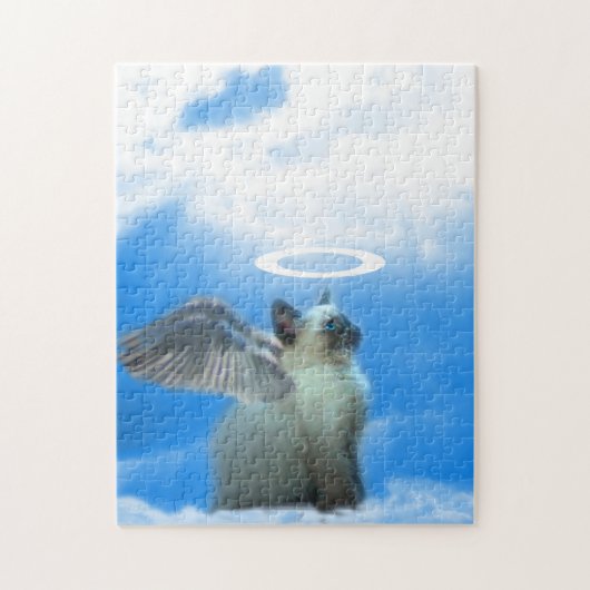 Angel Kat Siamese Kitten Cat Legpuzzel (Verticaal)
