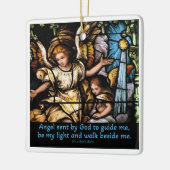 Angel Katholiek Kerst Ornament (Links)