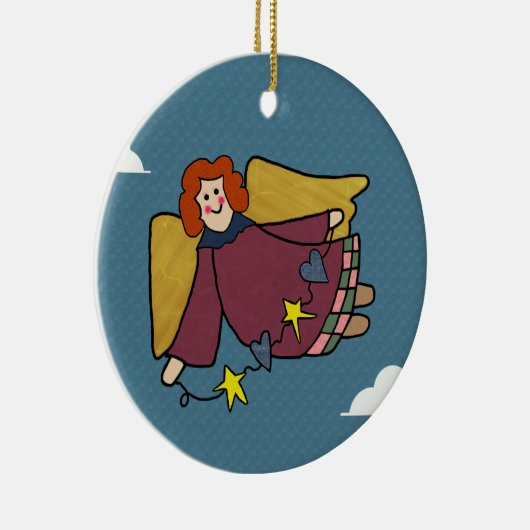 Angel Keramisch Ornament (Rechts)