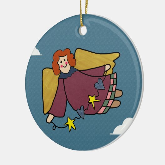 Angel Keramisch Ornament (Links)