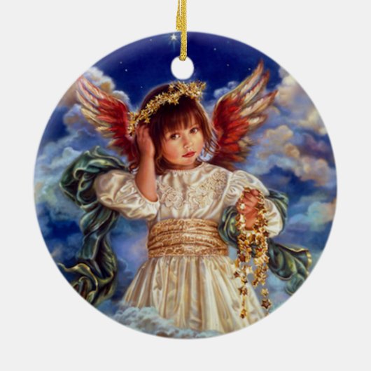 angel keramisch ornament (Achterkant)