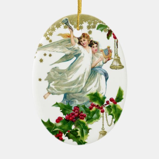 Angel Keramisch Ornament (Voorkant)