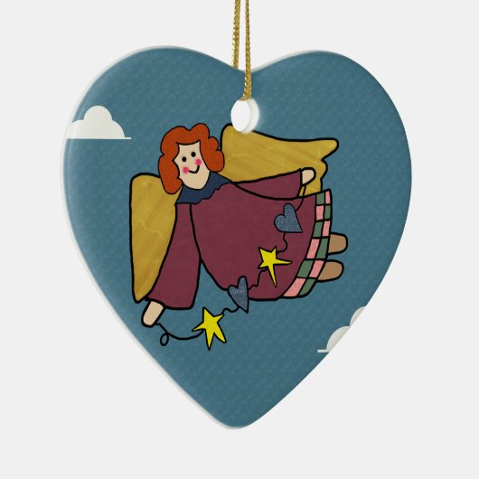 Angel Keramisch Ornament (Rechts)