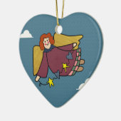 Angel Keramisch Ornament (Links)