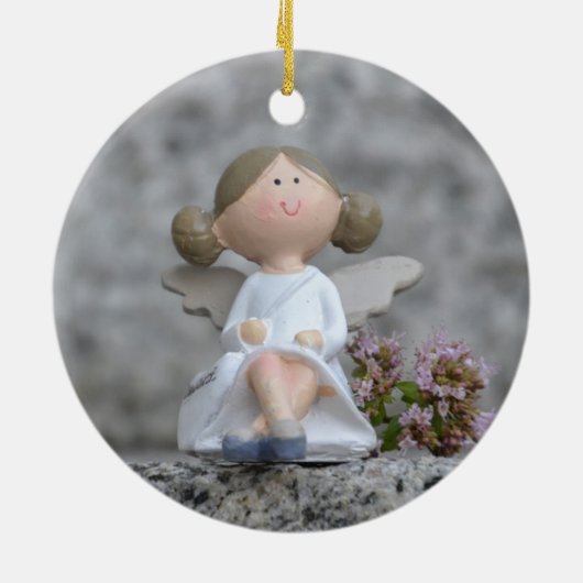 Angel Keramisch Ornament (Achterkant)