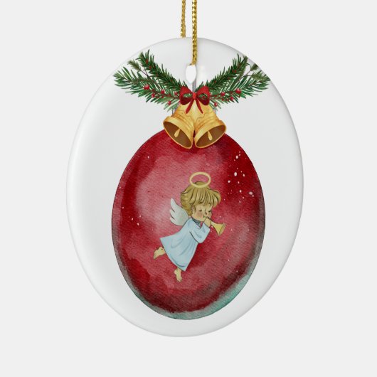 Angel Keramisch Ornament (Rechts)