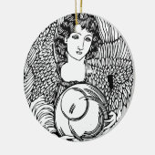 Angel Keramisch Ornament (Links)