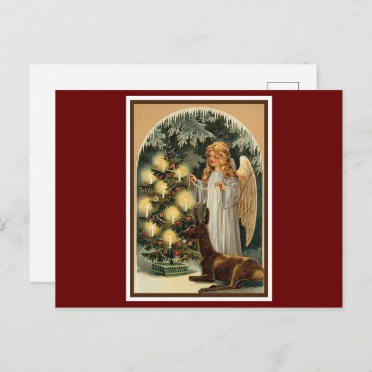 angel kermas briefkaart (Voorkant / Achterkant)