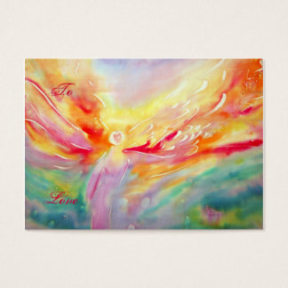 Angel - Kerst cadeau Label Visitekaartjes