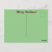 Angel kerstballons briefkaart (Achterkant)