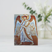 Angel-kerstbriefkaart Feestdagenkaart (Staand voorkant)
