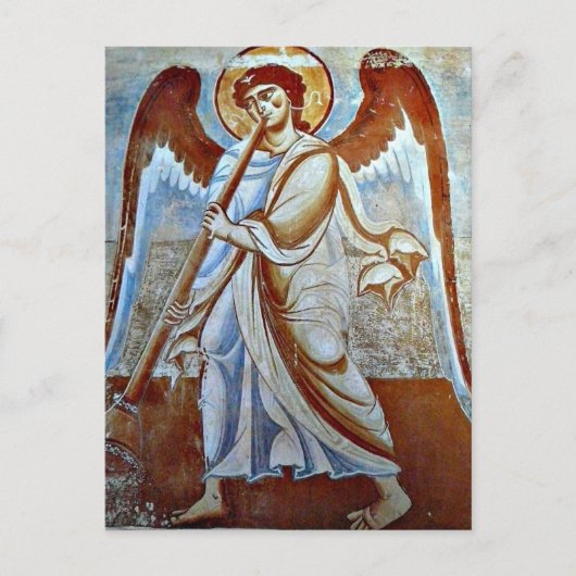 Angel-kerstbriefkaart Feestdagenkaart (Voorkant)