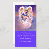 Angel-kerstfotokaart Feestdagenkaart (Voorkant / Achterkant)