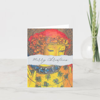 Angel-kerstkaart Bedankkaart