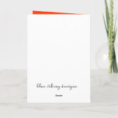 Angel-kerstkaart Feestdagen Kaart (Achterkant)