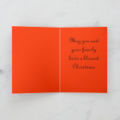 Angel-kerstkaart Feestdagen Kaart (Binnen)