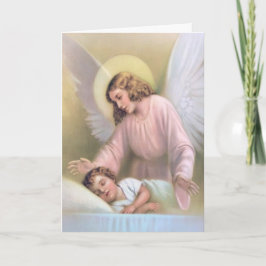 Angel-kerstkaart Feestdagen Kaart