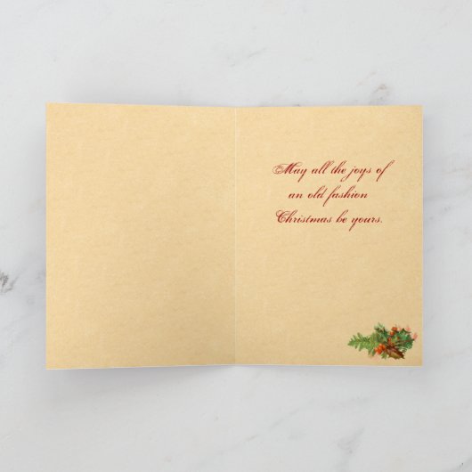 Angel-kerstkaart Feestdagen Kaart (Binnen)