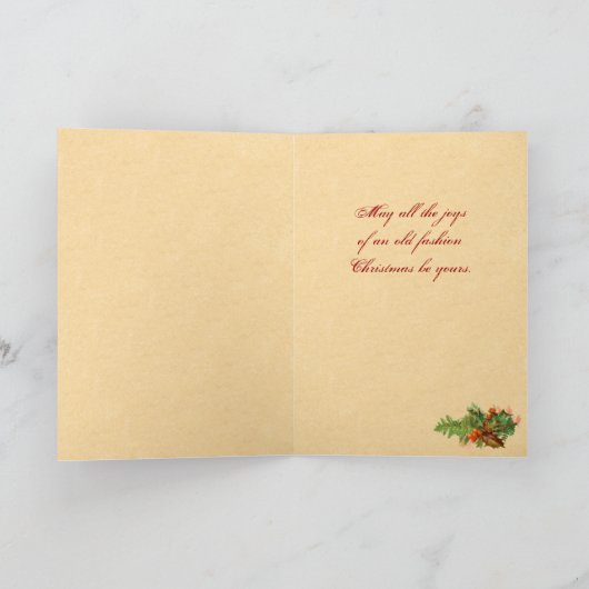 Angel-kerstkaart Feestdagen Kaart (Binnen)