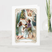  Angel-kerstkaart Feestdagen Kaart (Voorkant)