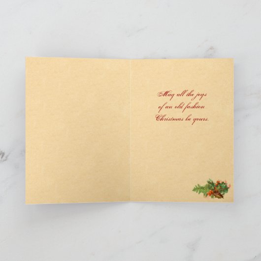 Angel-kerstkaart Feestdagen Kaart (Binnen)