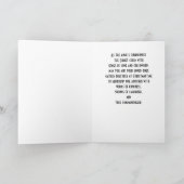 Angel-kerstkaart Kaart (Binnen)