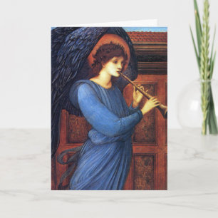 Angel-kerstkaarten - Burne-Jones - Fine Art Feestdagen Kaart