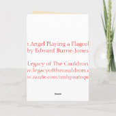 Angel-kerstKaarten Feestdagen Kaart (Achterkant)