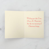 Angel-kerstKaarten Feestdagen Kaart (Binnen)