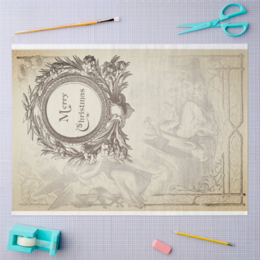 Angel-kerstmeubelpapier Tissuepapier (Craft)