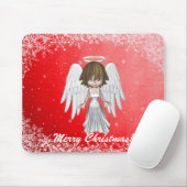 Angel Kerstmis Mousepad Muismat (Met muis)