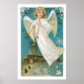 Angel Kerstmis Poster (Voorkant)