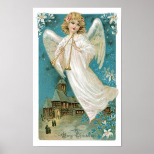 Angel Kerstmis Poster