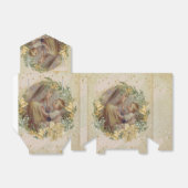 Angel Kerstmoeder en kind Bedankdoosjes (Uitgevouwen)