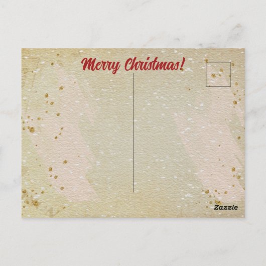 Angel Kerstmoeder en kind Briefkaart (Achterkant)