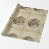 Angel Kerstmoeder en kind Cadeaupapier (Uitgerold)