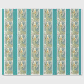 Angel-kerstpapier Cadeaupapier (Vlak)