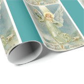 Angel-kerstpapier Cadeaupapier (Rol Hoek)