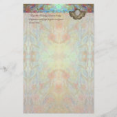 Angel-kerstschrijfpapier Briefpapier (Voorkant)