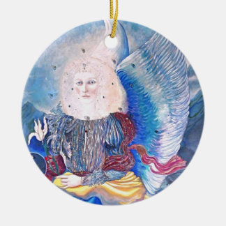 angel kerstversiering keramisch ornament
