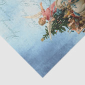 Angel-kerstwagon-ontkoppelingsboot Tissuepapier (Detail)