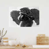 Angel kijkt naar mij. poster (Keuken)