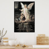 Angel, Kinderen, Brug, gedicht Poster (Keuken)