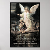 Angel, Kinderen, Brug, gedicht Poster (Voorkant)