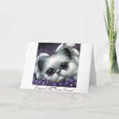 Angel Kitten Cat - Moederdag Kaart (Achterkant)