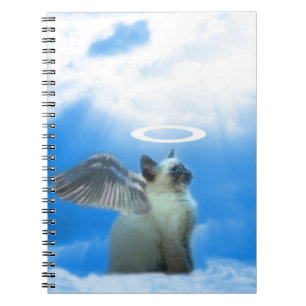 Angel Kitty Cat Siamese Kitten Notitieboek