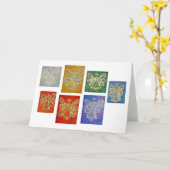 Angel-kleurenkaart Kaart (Gele Bloem)