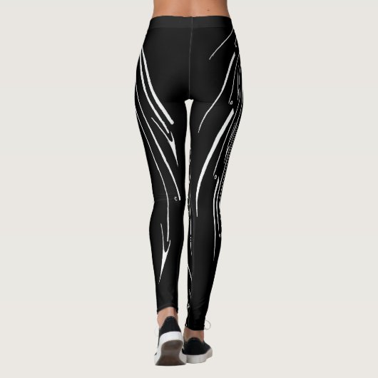 Angel-krijger Leggings (Achterkant)